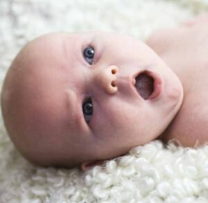 baby in an active alert state