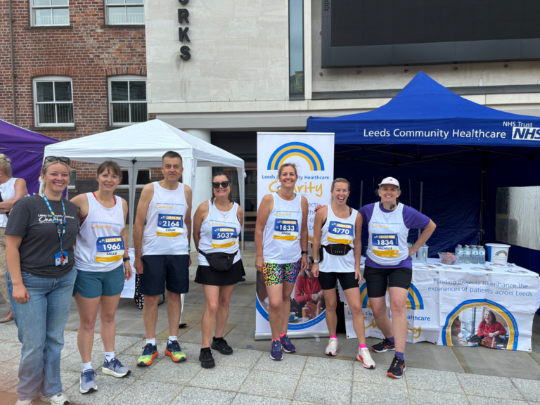 Eleven colleagues from the trust run the Leeds 10k for charity
