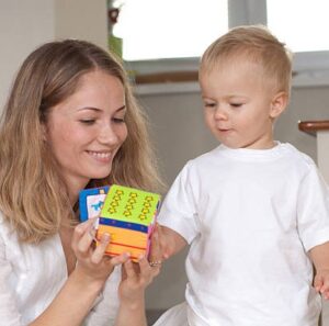toddler having a play time