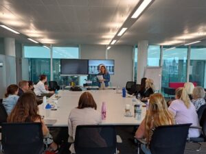 picture of training getting facilitated