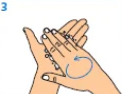 rub hands and wash thoroughly