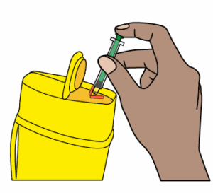 Dispose syringe