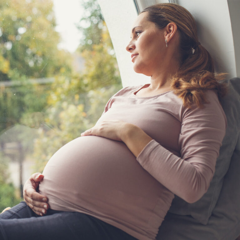 My unborn baby and me