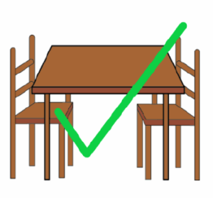 table and chair