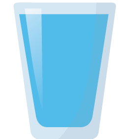 glass of water