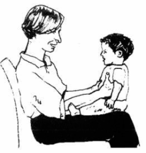 Sitting with support