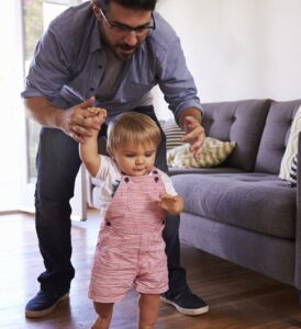 walking between supports