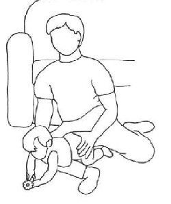 Supported four-point kneeling