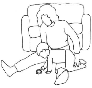 Supported four-point kneeling