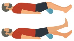 Illustration of the knee extension exercise