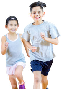 Kids running