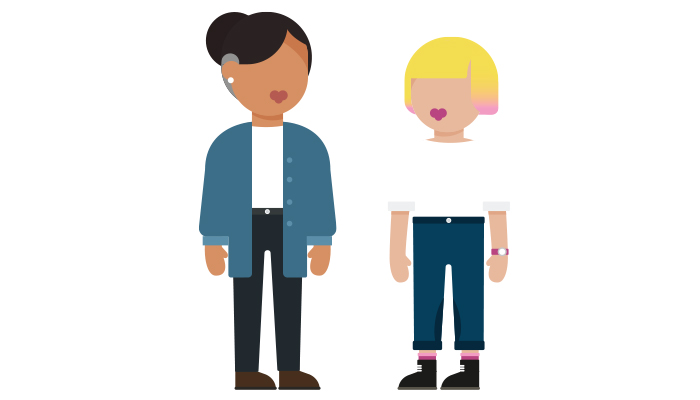 2 women